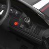 Кнопка старта, рычаг движения и педаль в детском джипе Toyota