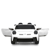 Білий дитячий автомобіль Bambi M 6111EBLR-1(24V) — вигляд спереду, двері відчинені