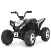 Детский черно-белый электроквадроцикл Bambi Racer M 6283EL-1-2