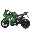 Спортивный электромотоцикл для детей M 6265EL-5 Green на EVA колесах.