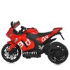 Спортивний електромотоцикл для дітей M 6265EL-3 Red на EVA колесах.
