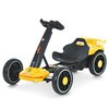 Жовтий дитячий електрокарт Bambi M 6145(A)EBR-6, вигляд збоку