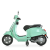 М'ятний електроскутер для дітей Vespa, вигляд збоку (профіль)