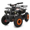 Детский электроквадроцикл HB-ATV1000AS-2-7 черный с оранжевыми дисками