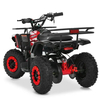 Чорний квадроцикл HB-ATV1000AS-2-3 з червоними бедлоками на колесах