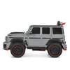 Дитячий джип M 6257EBLR-11 сірий, гумові колеса та амортизатори