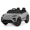 Детский электромобиль M 6314EBLR-11 серого цвета, стилизованный под Porsche Macan.