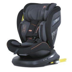 Дитяче автокрісло El Camino ME 1117 I-CON Melange Midnight Gray