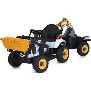Детский электромобиль Экскаватор-погрузчик Bambi M 6027EBLR-1