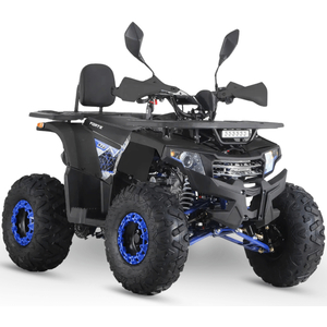 Квадроцикл Forte ATV125F Чорно-синій