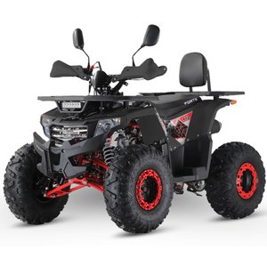 Квадроцикл Forte ATV125F Чорно-червоний