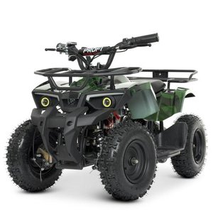 Электрический квадроцикл HB-EATV800AS-10(MP3) камуфляж — вид три четверти