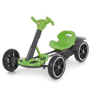 Салатовый детский складной электрокарт Bambi Racer M 6072EBR-5