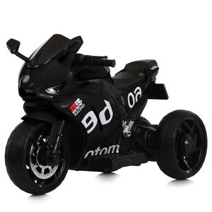Дитячий електромотоцикл Bambi Racer M 6265EL-2 чорного кольору.