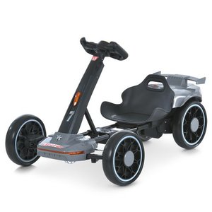 Сірий дитячий електрокарт Bambi M 6145(A)EBR-11, вигляд збоку