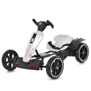 Білий дитячий електрокарт Bambi Racer M 6277EBR-1