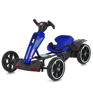 Синий детский электрокарт Bambi Racer M 6277EBR-4