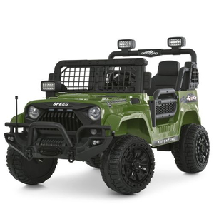 Детский электромобиль джип M 6270EBLR-10(24V) зеленого цвета