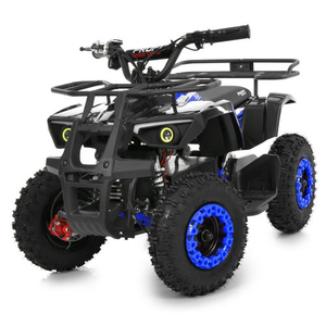 Детский электроквадроцикл HB-ATV1000AS-2-4 черный с синими дисками
