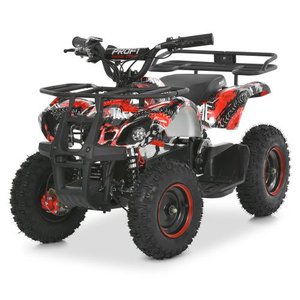 Дитячий електроквадроцикл HB-EATV800NP-3 червоний камуфляж
