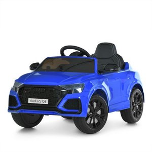Синій дитячий електромобіль Audi RS Q8 M 4569EBLRS-4 лакований