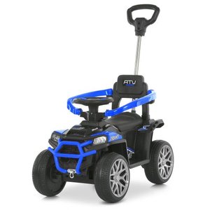 Синя дитяча машина-каталка M 6300EBLR-4 на акумуляторі