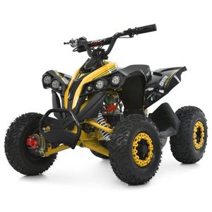 Подростковый желтый электроквадроцикл Profi HB-EATV1200Q-6ST Yellow мощностью 1200W