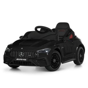 Дитячий електромобіль Mercedes M 6292EBLR-2 чорного кольору, вигляд 3/4.