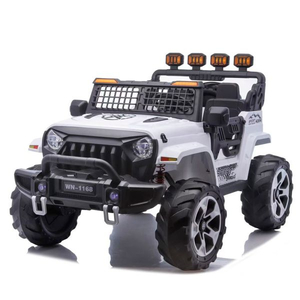 Детский электромобиль Bambi M 6380EBLR-1(24V) Jeep белый на аккумуляторе