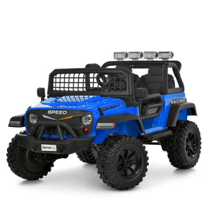 Детский электромобиль Джип Bambi M 6376EBLR-4 синего цвета