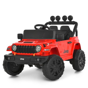 Детский электромобиль Bambi M 6312EBLR-3(24V) Jeep Wrangler Rubicon красного цвета