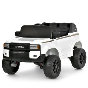 Белый детский электромобиль Bambi M 2155FDEBLR-1(24V) Toyota Land Cruiser 250