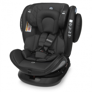 Детское автокресло El Camino ME 1045 EVOLUTION 360 Premium Black