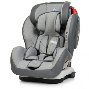 Детское автокресло El Camino ME 1057 BASTION Isofix Light Gray