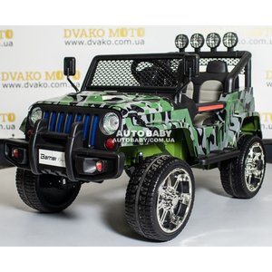Дитячий електромобіль Джип Bambi M 3237EBLR-18 Jeep Wrangler