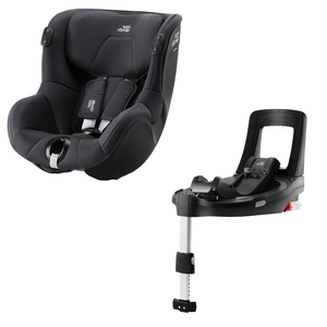 Детское автокресло Britax-Romer Dualfix iSense Fossil Grey с платформой Flex Base iSense
