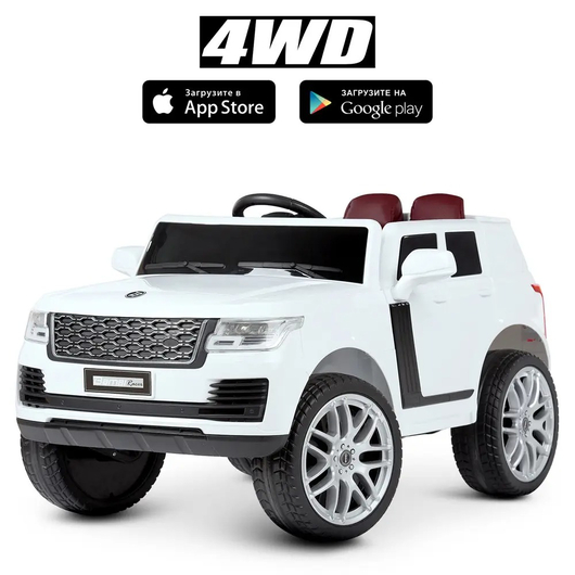 Дитячий електромобіль Джип Range Rover M 4836EBLR-1, зображення 2