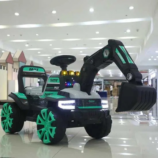 Дитячий електромобіль Екскаватор Bambi M 4838BR-15, зображення 2