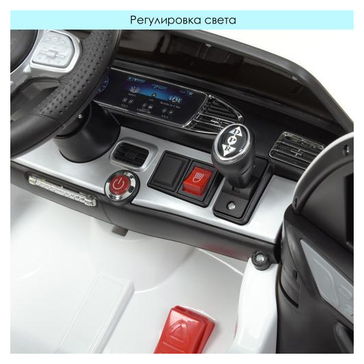 Дитячий електромобіль Джип Bambi M 4563EBLR-1 Mercedes-Benz GLE, зображення 4