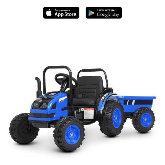 Детский электромобиль трактор Bambi M 4419EBLR-4