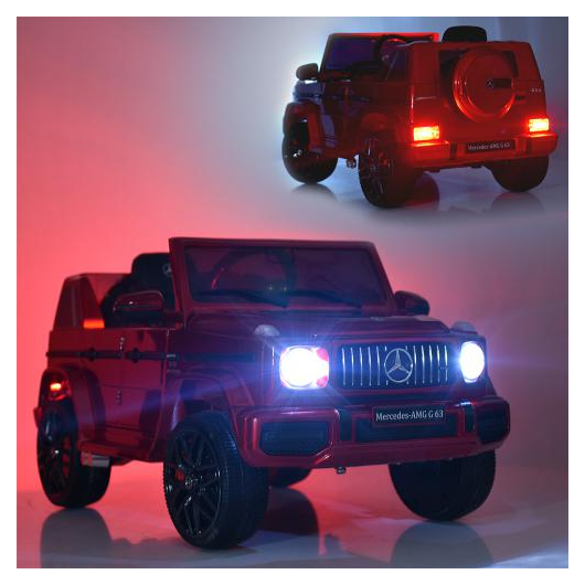 Дитячий електромобіль Джип Bambi M 4280EBLR-1 Mercedes-Benz G-Class, зображення 5