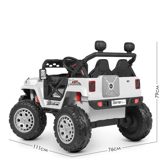 Детский электромобиль Джип Bambi M 4960EBLR-1, изображение 2