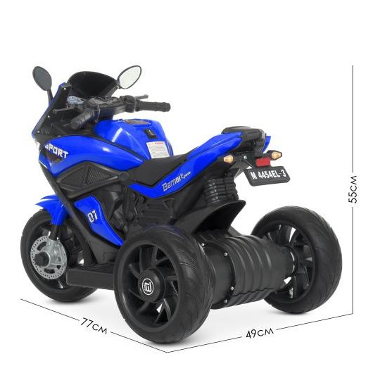 Дитячий мотоцикл Bambi M 4454EL-4, зображення 6