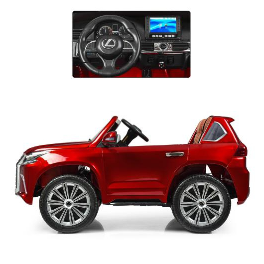 Дитячий електромобіль Джип Lexus LX M 3906(MP4)EBLRS-3, зображення 3