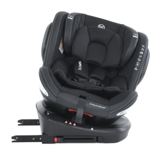 Детское автокресло El Camino ME 1045-1 EVOLUTION 2 360° Royal Black, изображение 4