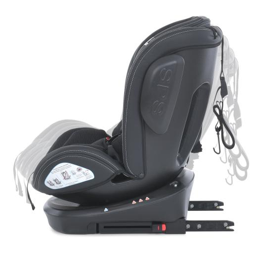 Детское автокресло El Camino ME 1045-1 EVOLUTION 2 360° Black Striped, изображение 2