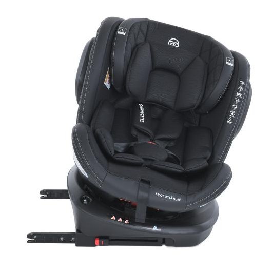 Дитяче автокрісло El Camino ME 1045-1 EVOLUTION 2 360° Black Striped, зображення 10