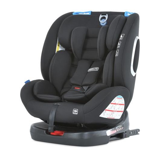 Дитяче автокрісло El Camino ME 1079 ABSOLUTE Royal Total Black