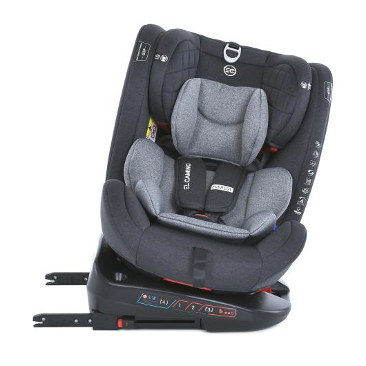 Дитяче автокрісло El Camino ME 1114 EVEREST Light Gray, зображення 3