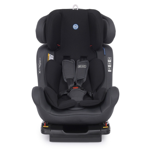 Детское автокресло El Camino ME 1041 BRAVO ISOFIX Royal Black, изображение 3